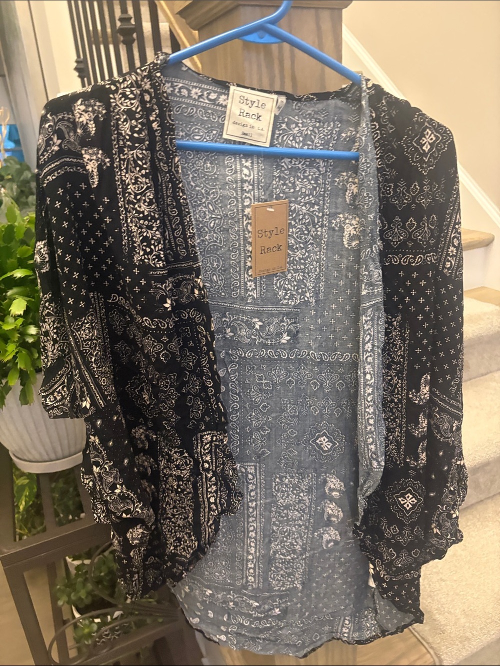 Kimono lightweight open-front kimono cardigan by Style Rack one size or small